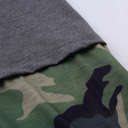 Remera Casual Hombre Cuello Redondo Camuflaje y Colores Lisos - Image 16