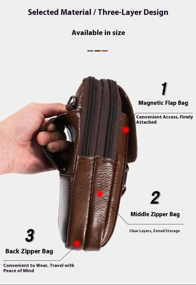 Bolsa de Cuero para Celular Multifuncional con Cinturón - Image 21