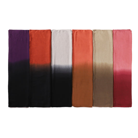 Foulard Ligero de Rayón con Degradado Pintado a Mano - Protección Solar - Image 22