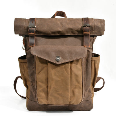 Mochila de Viaje en Lona - Diseño Minimalista y Funcional - Image 3