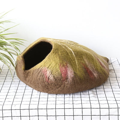Casa Gato Fieltro Lana - Juguete Acogedor para Mascotas - Image 13