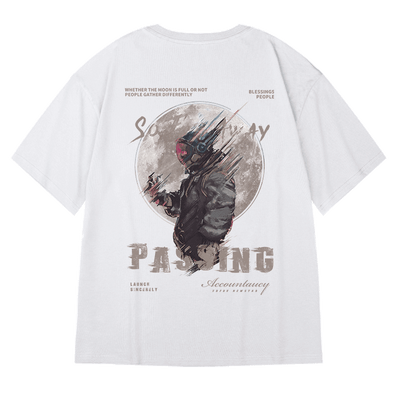 Camiseta Suelta de Gran Tamaño para Hombre - Estilo Personalidad - Image 4
