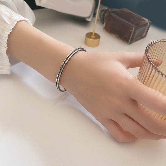 Pulsera de Plata 925 con Zirconia Arcoíris - Diseño Minimalista Luxury - Image 3