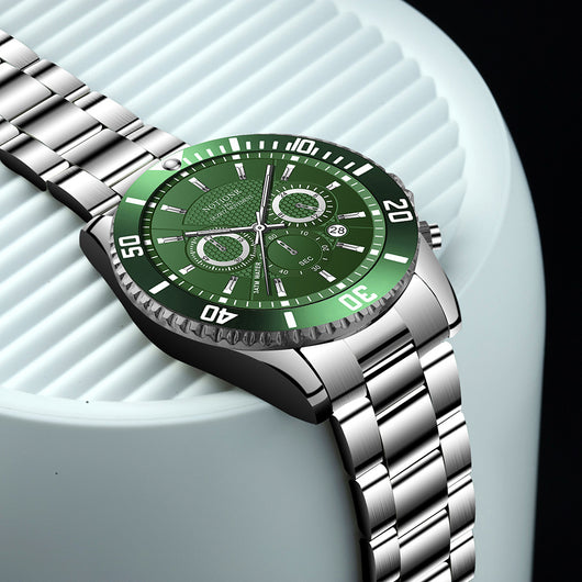 Reloj de Lujo Dorado para Hombre - Acero Inoxidable Resistente al Agua con Esfera Luminosa - Image 42