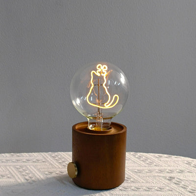 Lámpara Gato para Mesita de Noche - Recargable y Portátil - Image 3