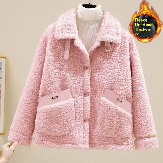Abrigo Cálido Oversize con Forro Polar para Mujeres Petite - Image 15