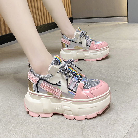 Zapatos Plataforma con Lentejuelas Street Style - Image 9