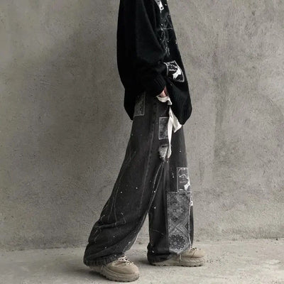 Pantalones Vaqueros Vintage Lavados Efecto Desgastado Unisex - Image 9