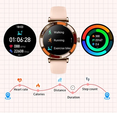 Reloj Inteligente H20 para Mujer con Llamadas Bluetooth HD - Image 12