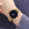 Reloj de Cuarzo Impermeable para Mujer con Diseño Estrellado Minimalista