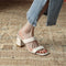 Sandalias Cómodas de Punta Cuadrada para Mujer - Diseño Veraniego