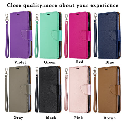 Funda Samsung con Patrón Litchi y Protección de Tarjetas - Image 7