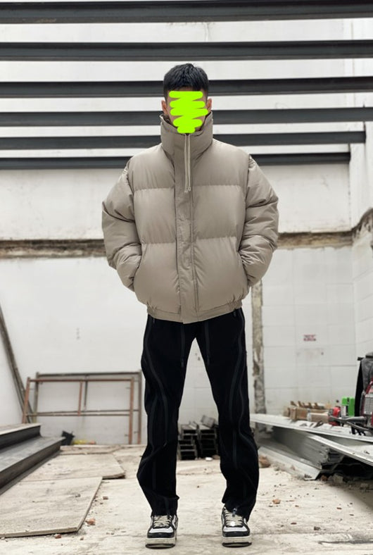 Abrigo Acolchado Holgado de Algodón para Hombre y Mujer - Image 4