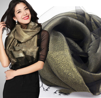 Pañuelo de Seda Doble Capa Premium para Mujer - Elegancia y Sofisticación - Image 12