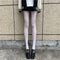 Medias de Malla Fina HANAFUJI - Pantyhose Sedoso Negro