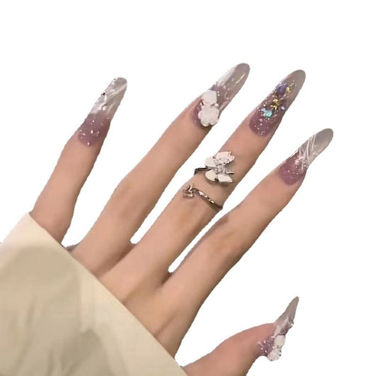 Pegatinas de Uñas Removibles Serie Camellia - Diseño Blindado - Image 3