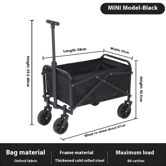 Carrito de Camping Plegable Tirado a Mano - Image 6