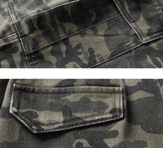 Pantalones Cortos de Trabajo Camuflaje Americano - Image 9