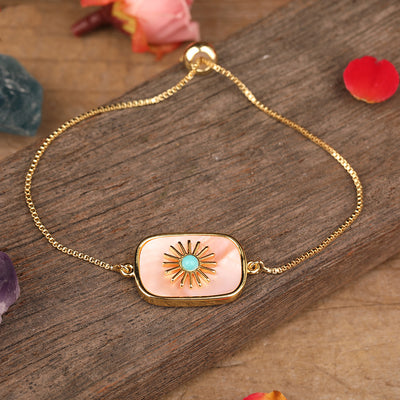Colgante de Piedra con Girasol Pavé para Mujer - Image 15