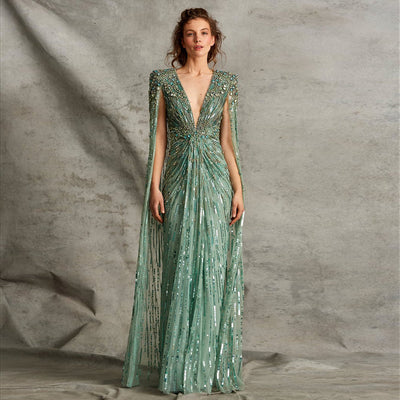 Vestido Elegante Escote en V - Diseño Sofisticado