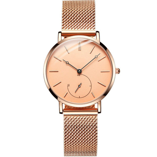 Reloj de Cuarzo Impermeable con Esfera Pequeña para Mujer - Image 2