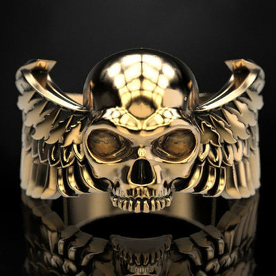 Anillo Calavera Punk de Acero Inoxidable para Hombre - Image 9