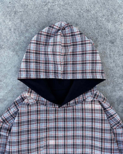Suéter Retro Hip Hop Reversible con Cuadros Casuales - Image 10