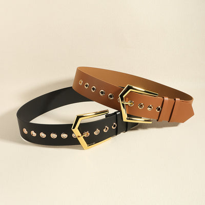 Cinturón Elástico Metálico Negro Ajustable - Accesorios de Moda para Abrigos y Faldas - Image 29