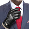 Guantes de Invierno en Cuero Genuino con Forro de Terciopelo