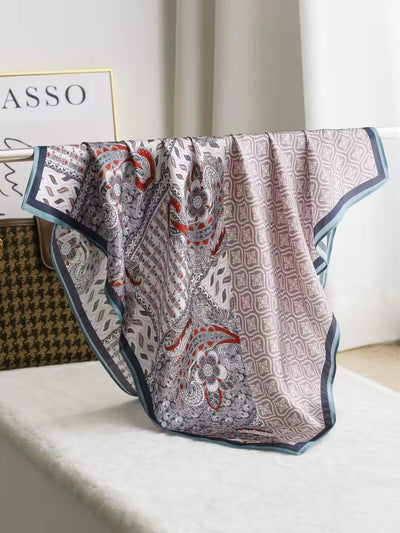 Pañuelo de Seda Cuadrado Lujo Elegante - Accesorio Premium para Regalo - Image 16