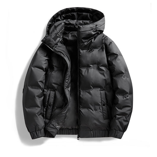 Abrigo Impermeable con Capucha para Hombre - Chaqueta de Plumón Invierno - Image 2