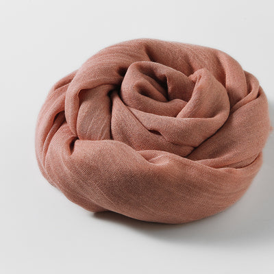 Pañuelo Artístico de Algodón y Lino - Colores Sólidos Elegantes - Image 18