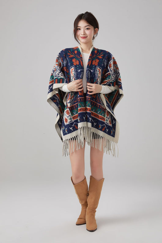 Chal Étnico Cálido para Otoño e Invierno - Image 9