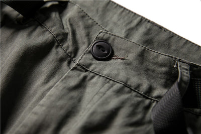 Pantalones Overol Casual Retro Japonés con Bolsillos de Contraste para Hombre - Image 14
