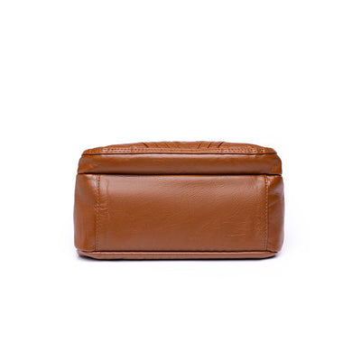 Bolso Bandolera de Cuero Suave para Mujer con Múltiples Compartimentos - Image 15