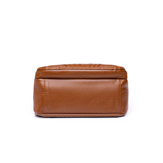 Bolso Bandolera de Cuero Suave para Mujer con Múltiples Compartimentos - Image 15