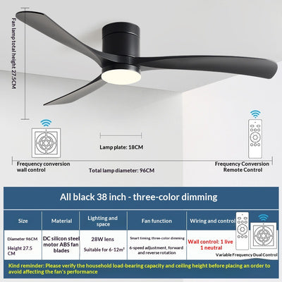 Ventilador de Techo con Luz Integrada Moderno y Minimalista - Image 6