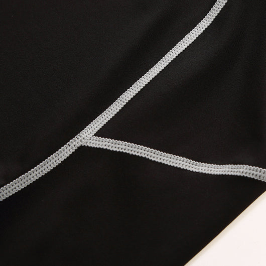 Playera Deportiva Manga Larga con Diseño Calavera - Ajuste Compresión Quick Dry para Hombre - Image 8