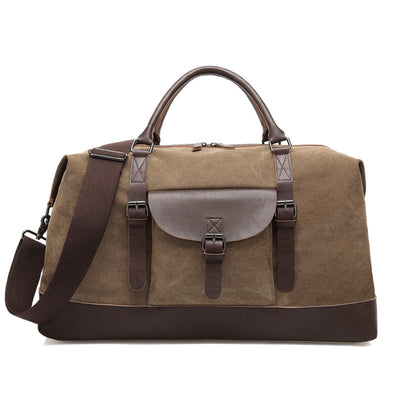 Bolsa de Viaje Canvas Diagonal Portátil para Aventuras al Aire Libre - Image 5