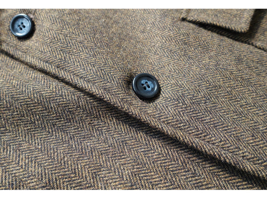 Chaqueta de Trabajo Tweed Vintage Americana Peso Pesado Espiga - Image 29