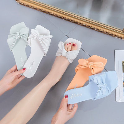 Pantuflas de Playa para Mujer con Moño Elegante - Image 16