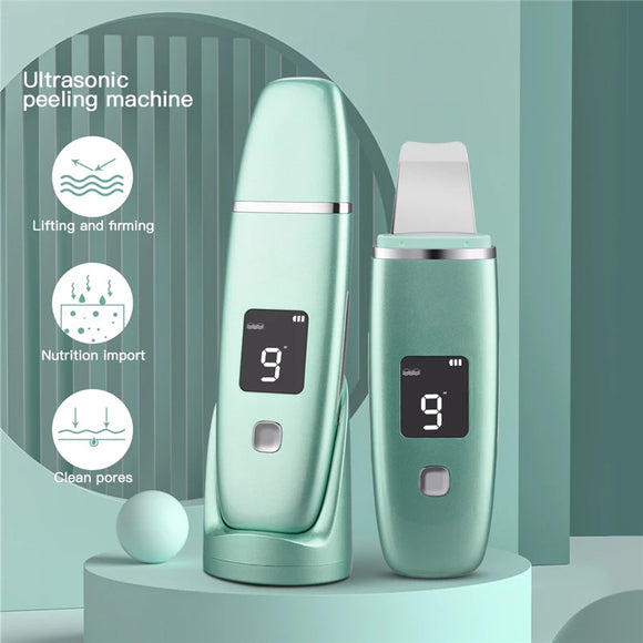 Limpiador Ultrasónico de Poros con LED - Removedor de Puntos Negros y Lifting Facial