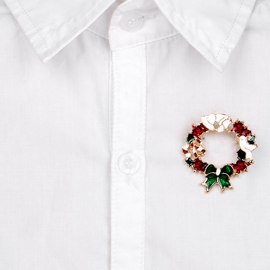 Broche Navideño: Papá Noel, Muñeco de Nieve y Árbol Festivo - Image 8