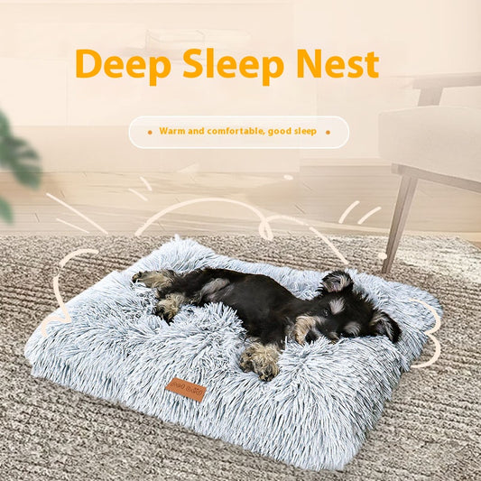 Cama Térmica Premium para Mascotas - Colchoneta Gruesa y Cálida para Invierno