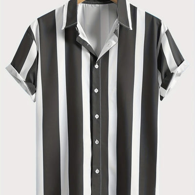 Camisa Casual de Playa con Solapa - Manga Corta para Verano - Image 3