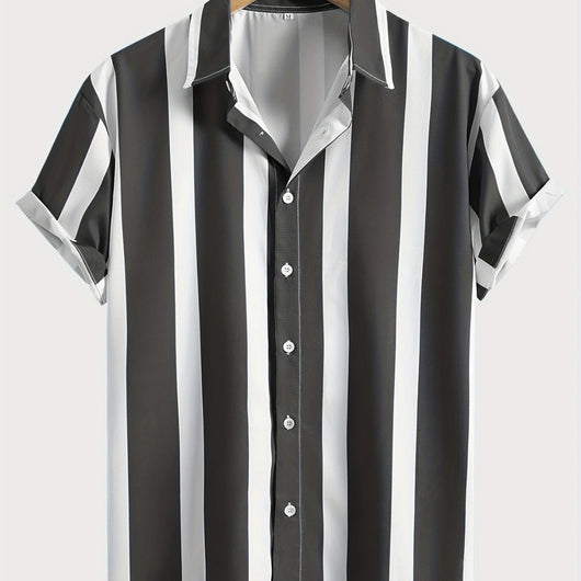 Camisa Casual de Playa con Solapa - Manga Corta para Verano - Image 3