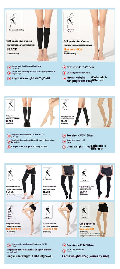 Medias de Compresión Deportiva Hasta la Rodilla con Soporte Elástico - Image 8