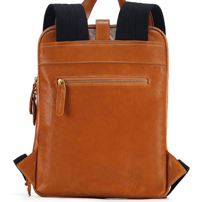 Mochila de Cuero Genuino Retro Laminado - Image 5