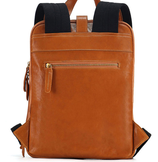 Mochila de Cuero Genuino Retro Laminado - Image 5