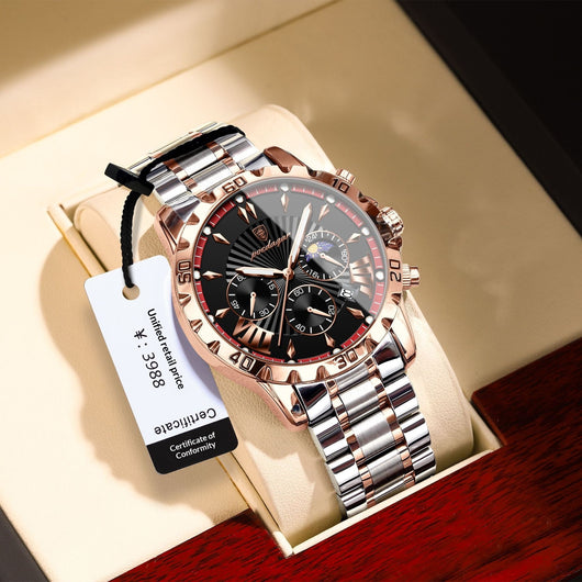 Reloj Multifuncional para Hombre con Fases Lunares - Image 5
